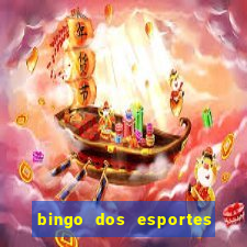 bingo dos esportes para imprimir